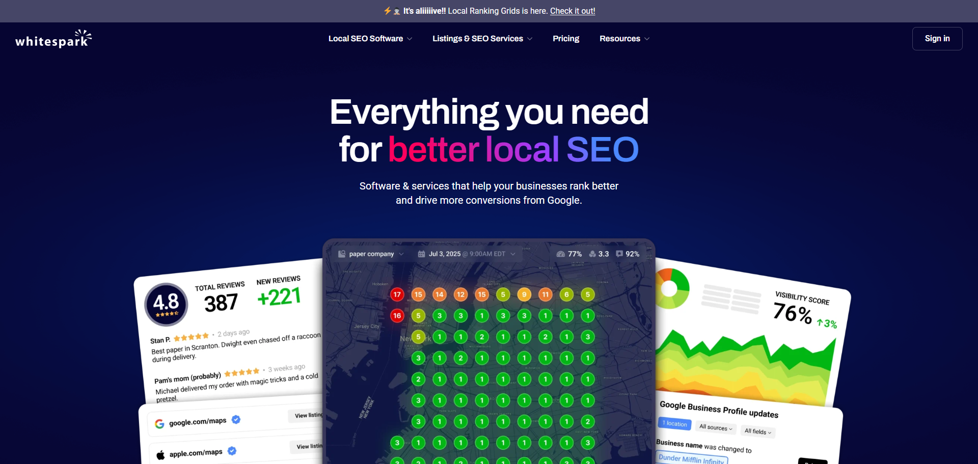 Whitespark Local Rank Tracker