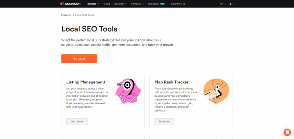 SEMrush Local SEO Toolkit