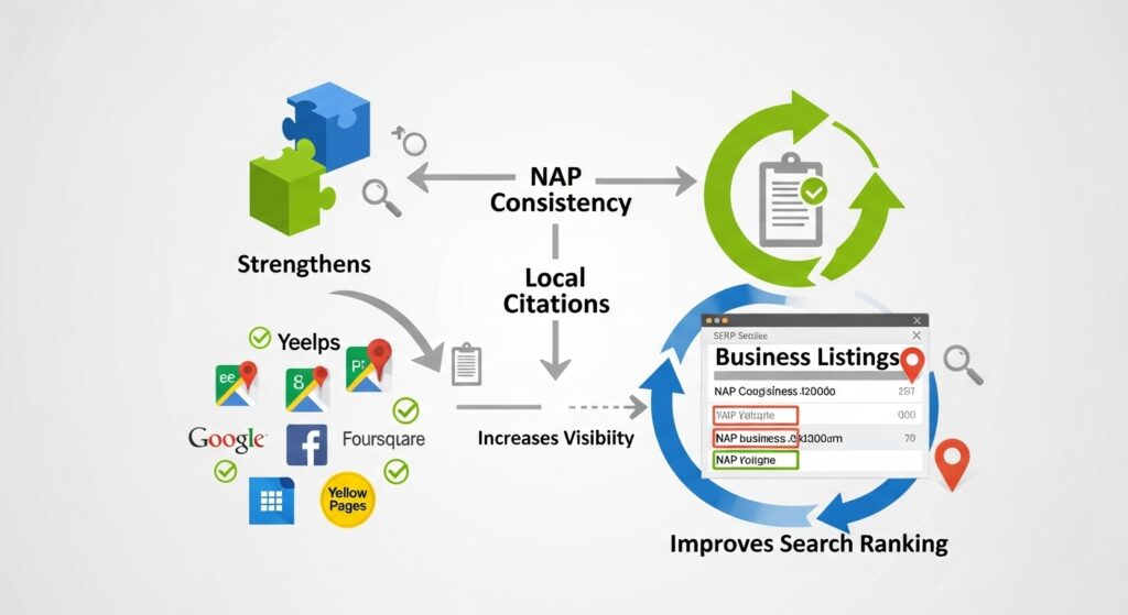 NAP Consistency, Local Citations, and Business Listings